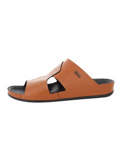 Buy Classic Slip-On Sandals Brown in UAE