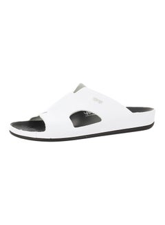 Buy Classic Slip-On Sandals White/Black in UAE