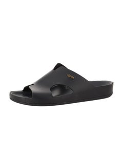 Buy Classic Slip-On Sandals Black in UAE