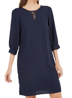 اشتري Lace Detail Dress Navy Blue في السعودية