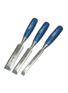 Buy 3-Piece Chisel Set Blue/Silver 12, 18, 25mm in UAE