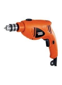 Buy Hammer Drill Single Speed For Wood, Steel And Masorny Drilling 500W HD5010-B5 Orange/Black in UAE