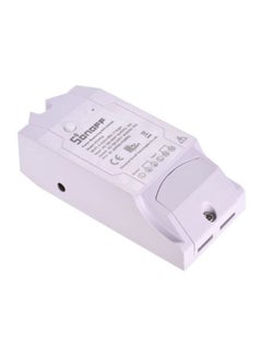 Buy Power Measuring Wi-Fi Smart Switch White 12x3.5x5.5cm in Saudi Arabia