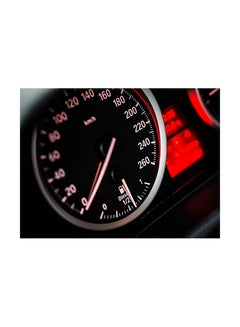 Buy Speedometer Printed Vinyl Self Adhesive Wall Sticker Multicolour 140x105cm in Egypt