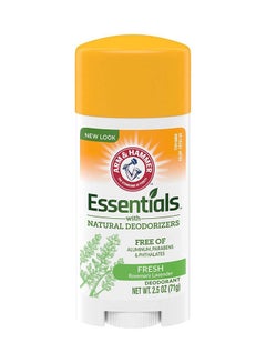 Buy Essentials Solid Deodorant Yellow/White 71grams in Saudi Arabia