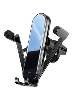Buy Phone Holder Gravity Air Vent Mount Stable Car Cradle Auto Clamping Compatible with Apple iPhone 13 Pro/13 Pro Max/13/13 Mini/iPhone 12/11/Xs/Galaxy S9/S8/Note 8/Huawei P20/P10 Black in Saudi Arabia