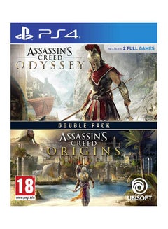 Buy Assassins Creed Odyssey + Assassins Creed Origins - PlayStation 4 - action_shooter - playstation_4_ps4 in Saudi Arabia