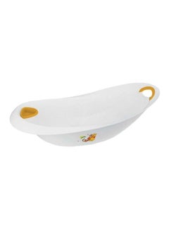 Buy Winnie The Pooh Baby Bath Tub With Plug - White/Orange in Saudi Arabia