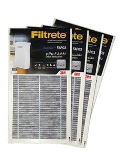 Buy 4-Piece Replacement Air Purifier Filter UU003103825/3+1 Grey in Saudi Arabia