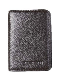 Buy Bi-Fold Leather Card Holder Coffee in Saudi Arabia