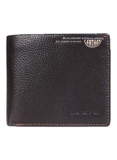 Buy Men's Bi-Fold Leather Wallet Coffee in Saudi Arabia