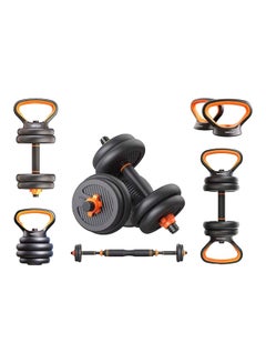 Buy 6-Piece Adjustable Dumbbells Fitness Training Set 15kg in UAE