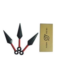 Buy 3-Piece Naruto Ninja Small Kunai Rich Authentic Detail Cosplay Accessory Set in UAE