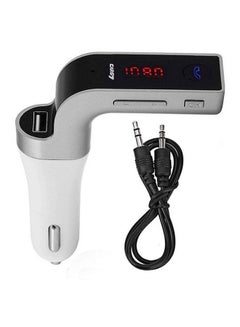 Buy 2-In-1 Bluetooth Car FM Transmitter With AUX Cable in Saudi Arabia