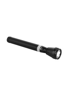 Buy Rechargeable LED Flashlight Black/White 285mm in Saudi Arabia