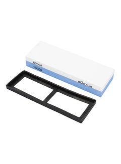 Buy Sharpening Stone With Non Slip Base Blue/White 7.2x2.5x1.1cm in UAE