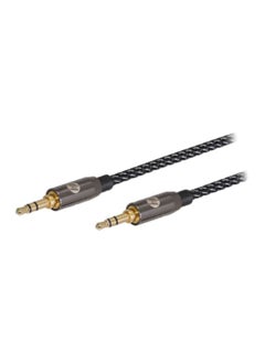 Buy Pro AUX Connector Cable 1.5 mtrs Black in Saudi Arabia