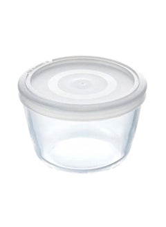 Buy Cook And Freeze Round Food Box Clear/White 16cm in Egypt