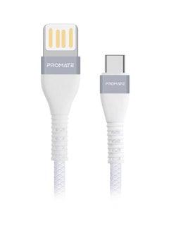 Buy VigoRay-C High Speed Data And Charge USB-A To USB-C Cable White in UAE