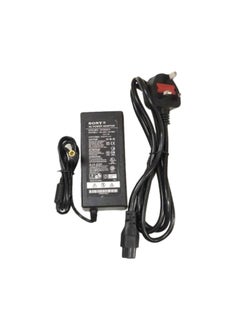 Buy TV Power Adapter With Connector Cable Black in UAE