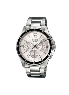 اشتري Enticer Analog Watch MTP-1374D-7A - 44 mm - Silver للرجال في السعودية