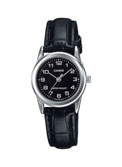 Buy Women's Water Resistant Analog Watch LTP-V001L-1B - 31 mm - Black in Saudi Arabia