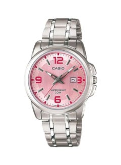 Buy Women's Enticer Analog Wrist Watch LTP 1314D - 5A - 34 mm - Silver in Saudi Arabia