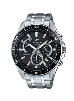 اشتري ساعة يد إديفيس بعقارب طراز EFR-552D-1AV - قياس 53 مم - لون فضي للرجال في السعودية