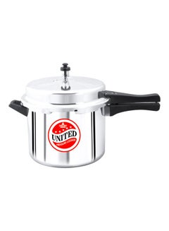 Buy Outer Lid Pressure Cooker Silver/Black in UAE