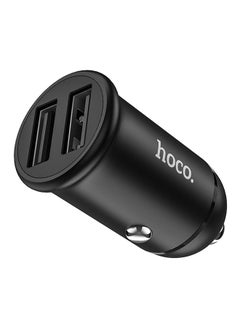 Buy Easy Route Dual USB Port Charging Adapter Car Charger Black in UAE