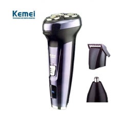 Buy Professional Washable Hair Clipper Trimmer Black/Blue One Size in Saudi Arabia