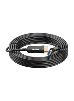 Buy Optical Fiber HDMI Cable Black in Saudi Arabia