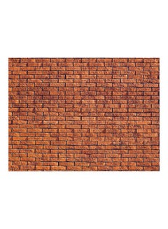 اشتري Brick Themed Self Adhesive Wall Sticker Orange 60x45cm في مصر