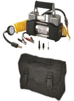 Buy Dual Cylinder Air Compressor With Nozzle And Bag in Saudi Arabia