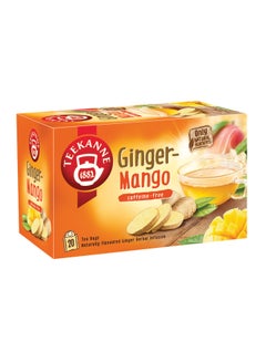 Buy Ginger Mango Herbal Infusion Tea Bags 35grams Pack of 20 in UAE