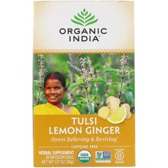 Buy Tulsi Green Tea - Lemon Ginger in UAE