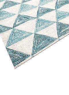 اشتري Designer Living Room Carpet Blue/White 80x120cm في السعودية