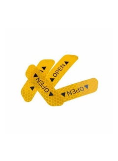 Buy 6-Piece Tape Reflective To Light High Density Set Yellow in Egypt