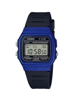 Buy Men's Resin Digital Wrist Watch F-91WM-2ADF - 38 mm - Black in UAE