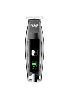 Buy LCD Display Rechargable Hair Trimmer Black in UAE