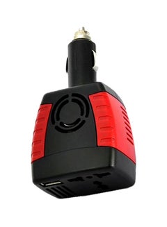 Buy 3-Pin Car Power Charger Adapter Red/Black in Saudi Arabia