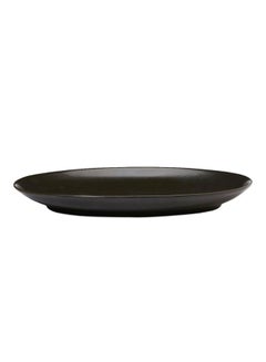 اشتري Verona Deep Oval Plate Black 10 Inches في الامارات