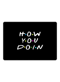 اشتري لوحة ماوس للألعاب بطبعة عبارة How You Doin اسود/أبيض/زهري في مصر