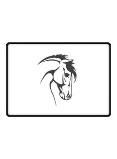 Buy Arab Stallion Printed Gaming Mousepad White/Black in UAE