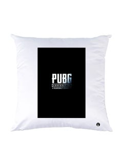 Buy Printed Pillow White 30x30cm in UAE