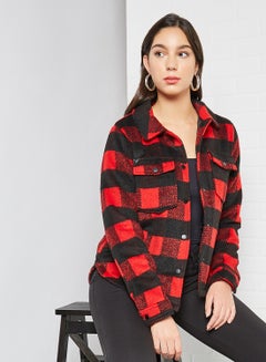 Buy Checkered Jacket Black Lining in UAE