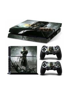 Buy 3-Piece Set Action Style Console And Controller Sticker  For PlayStation 4 DP 1 in Egypt