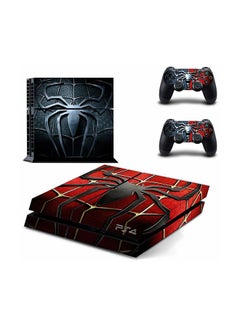 Buy 3-Piece Spiderman Console And Controller Sticker Set For PlayStation 4 in Egypt