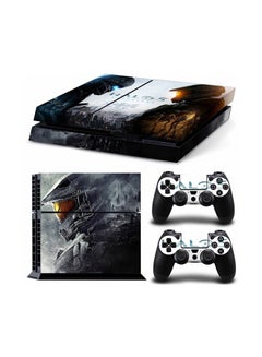 Buy 3-Piece Console And Controller Sticker Set For PlayStation 4 PS4-2609 in Egypt