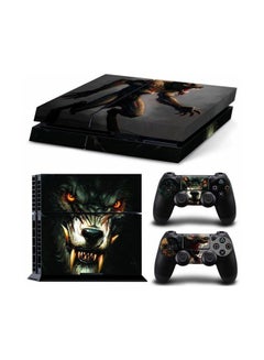 اشتري 3-Piece Wolf Console And Controller Sticker Set For PlayStation 4 Tn-1659 في مصر